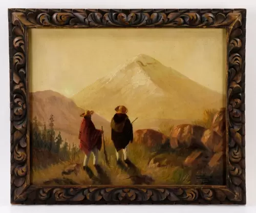 Mirando hacia la montaña