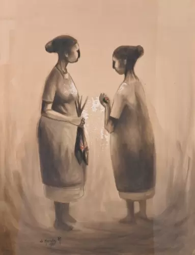 Two figures, 1962
