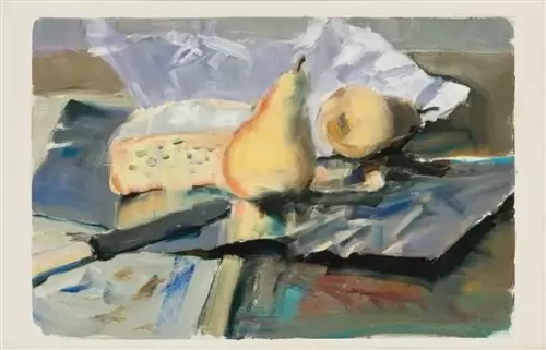 Dos peras, queso y papel de aluminio, 1983