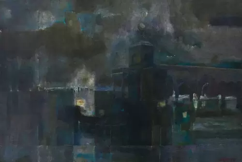 Venecia de noche: La Dogana, 1991